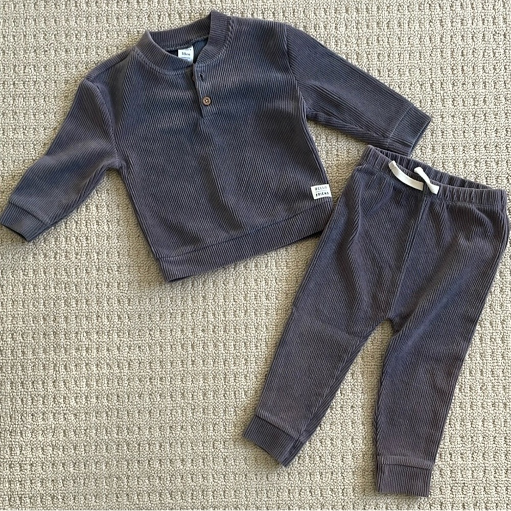 Carters Ribbed Velour Set